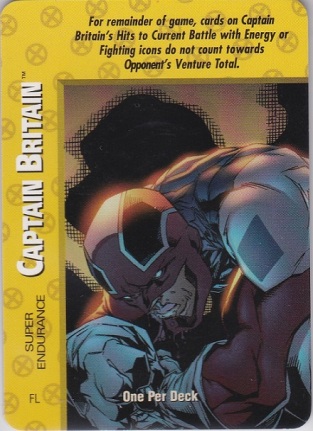 Captain Britain Overpower Super Endurance card